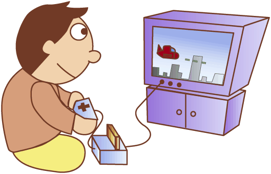 person playing video games clipart - photo #31
