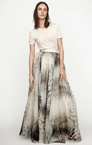 falda larga estampada H&M colección Conscious Exclusive 2015