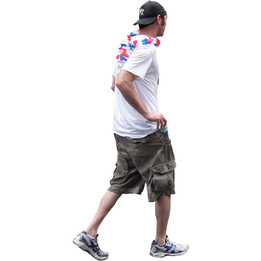 Immediate Entourage Guy in Cargo Shorts