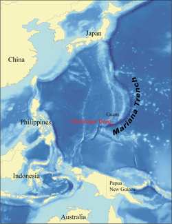أماكن لا تزال مجهولة حول الأرض Marianatrenchmap