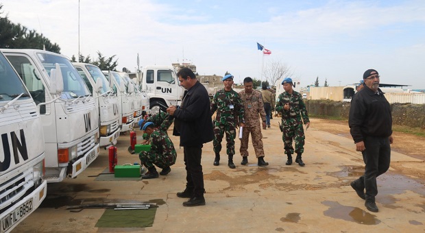 Tim UNIFIL Periksa Perlengkapan Operasional Pasukan Garuda