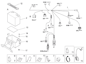 APRILIA RS 125 : aprilia RS 125 wiring diagrams - electrics RS125