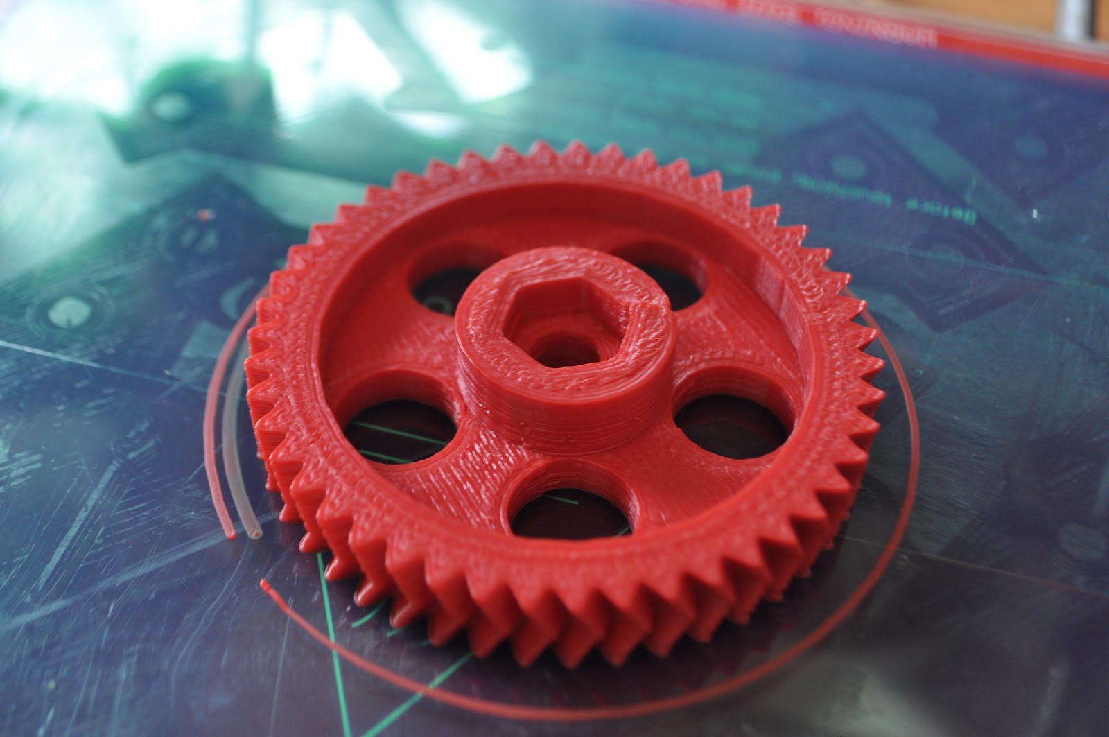 handverker reprap herringbone gear printing
