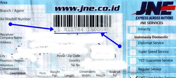 Jne Tracking Cara Mudah Cek Resi Jne Online Cekresie Com 2021 Cekresie Com 2021