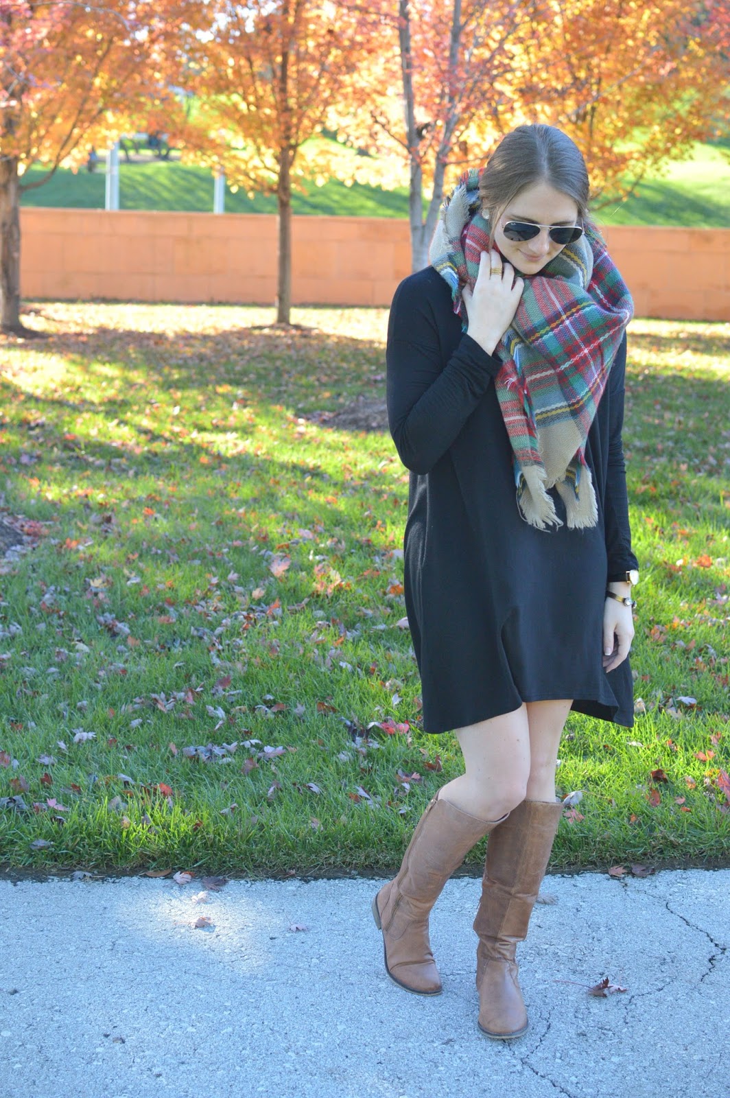 A Memory Of Us blanket scarf + dress A Kansas City Fashion Blog