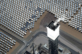 Concentrated Solar Thermal Plant in Mojave Desert, California