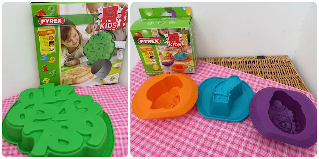 Pyrex Flexi Twist for Kids Moulds Cake Silicone Bakeware Children