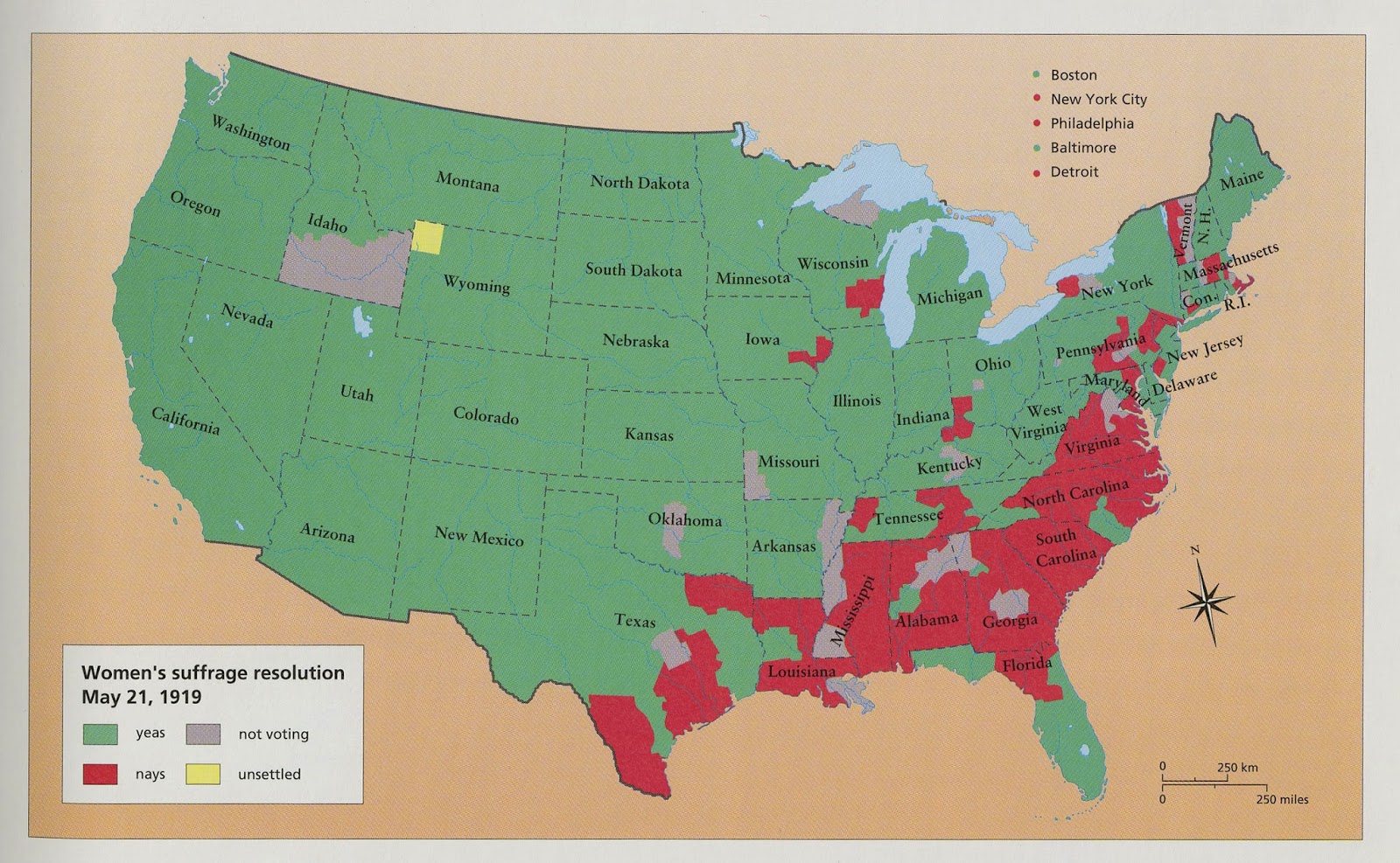GIS Research and Map Collection Women's Suffrage Maps Available from
