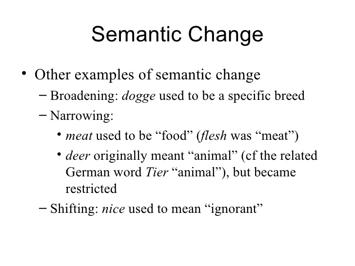 semantic change narrowing