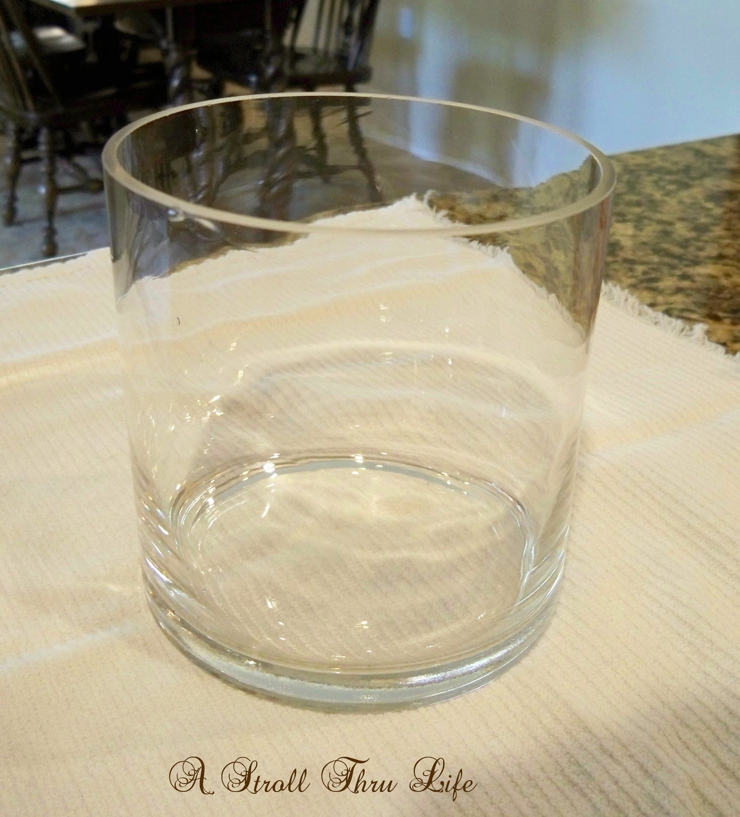 A Stroll Thru Life How To Gold Leaf A Glass Vase