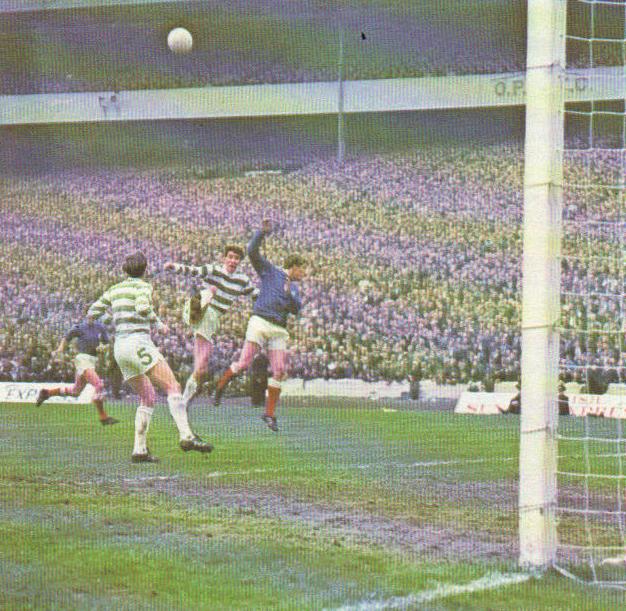 Old Scottish Football Celtic v Rangers 1969 Scottish Cup Final 132,870