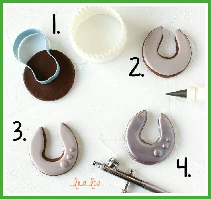 How To Make Decorated Horseshoe Sugar Cookies