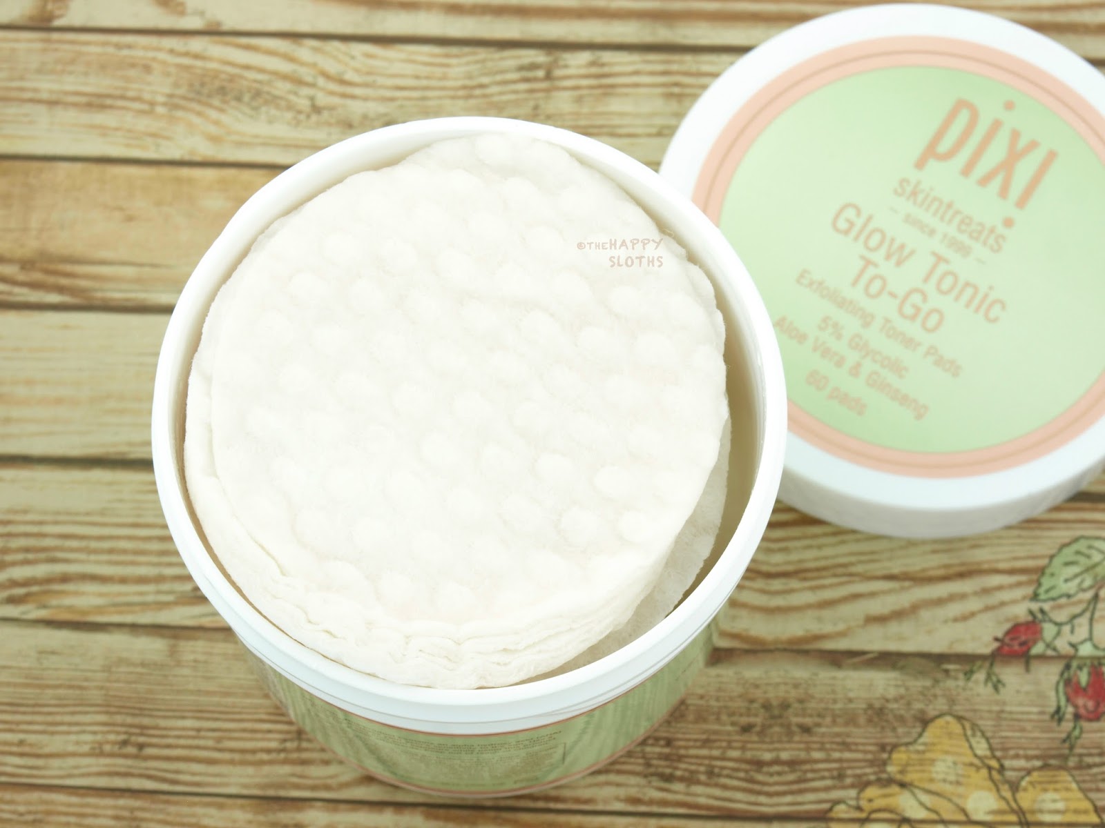 Pixi Glow Tonic ToGo Exfoliating Toner Pads Review The Happy Sloths