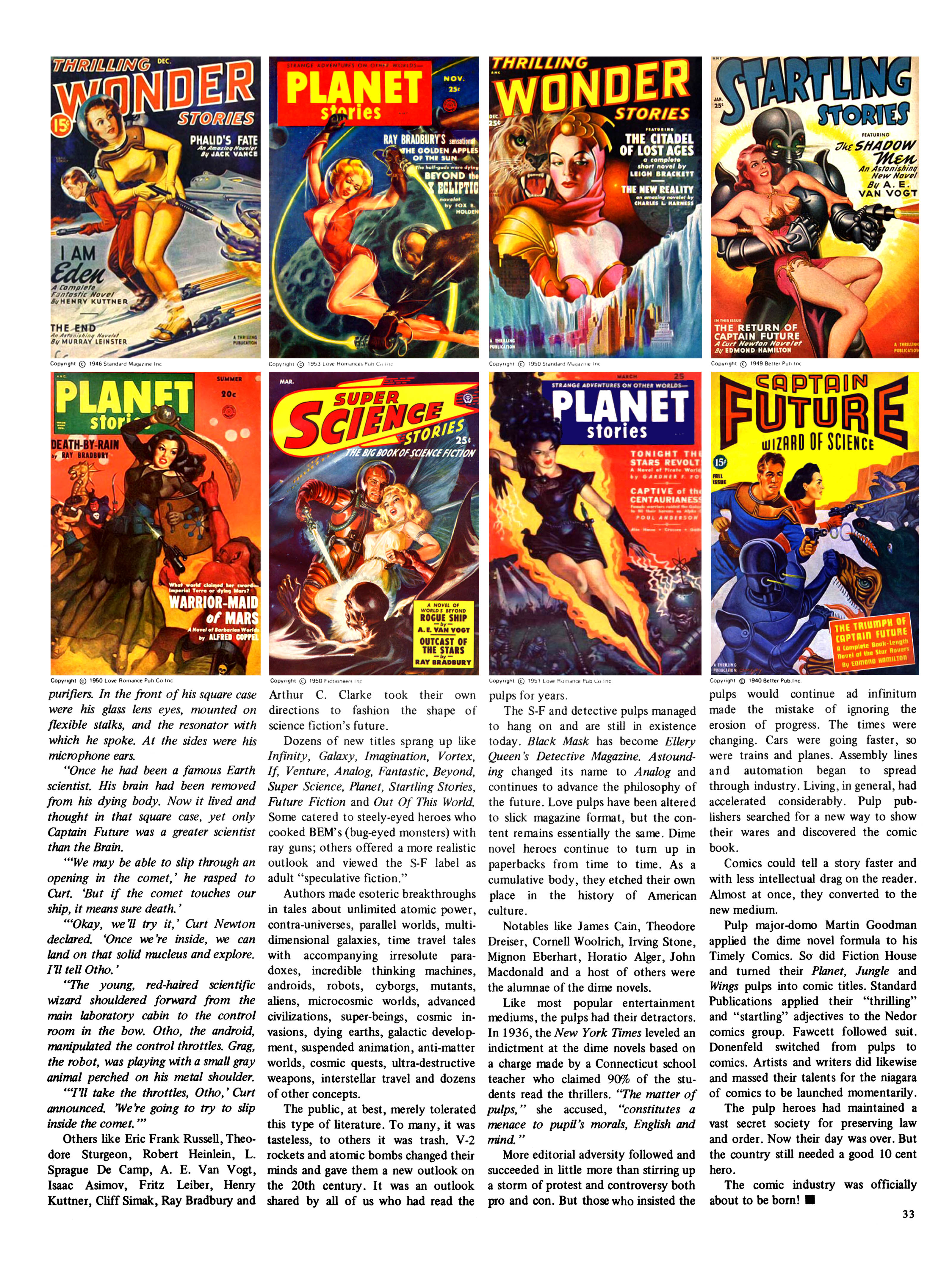 Read online The Steranko History of Comics comic -  Issue # TPB 1 - 34