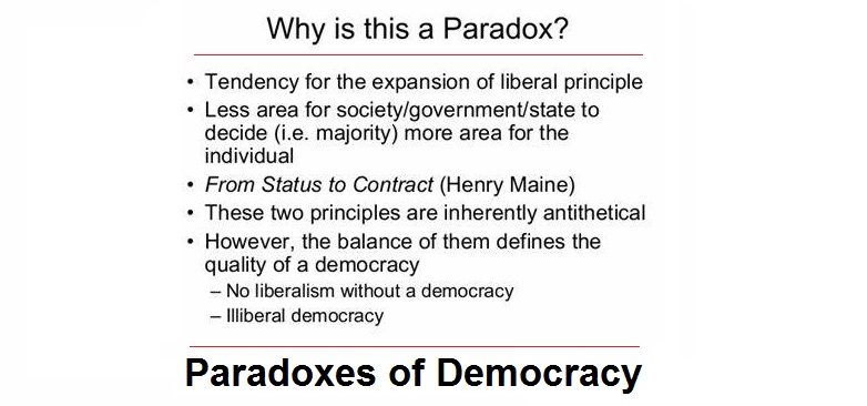 Paradoxes of Democracy 
