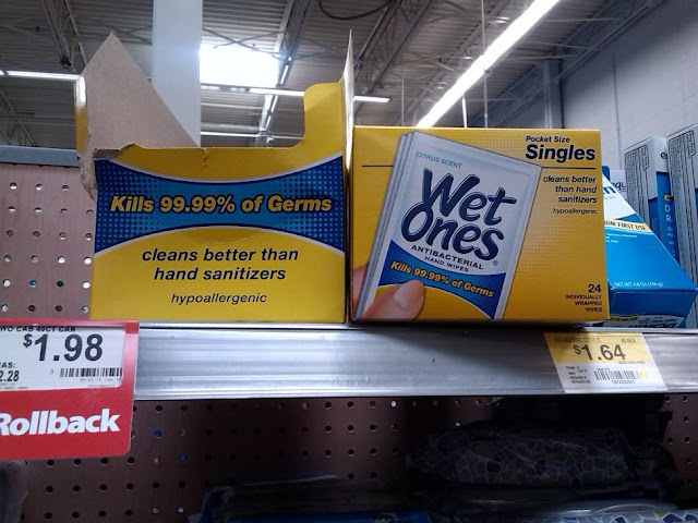 Where can I find Wet Ones Singles?