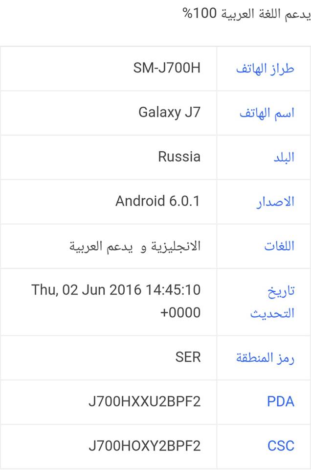 تحميل الروم الرسمي العربي مارشميلو 6 0 للهاتف Samsung Galaxy J7 Sm J700h م ــــؤ س ــــس ــــت ـ أ ن ــــس ـ