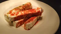 Marinated cottage cheese finger with chilly salt Cumin food recipe