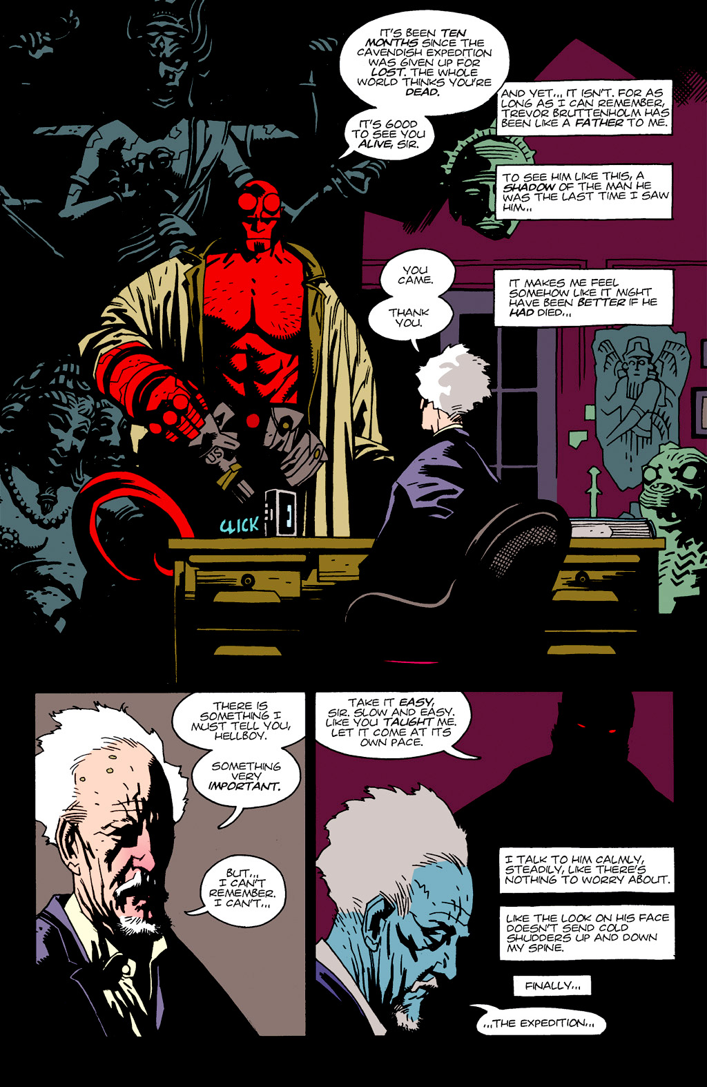Read online Hellboy: Seed of Destruction comic -  Issue #1 - 12