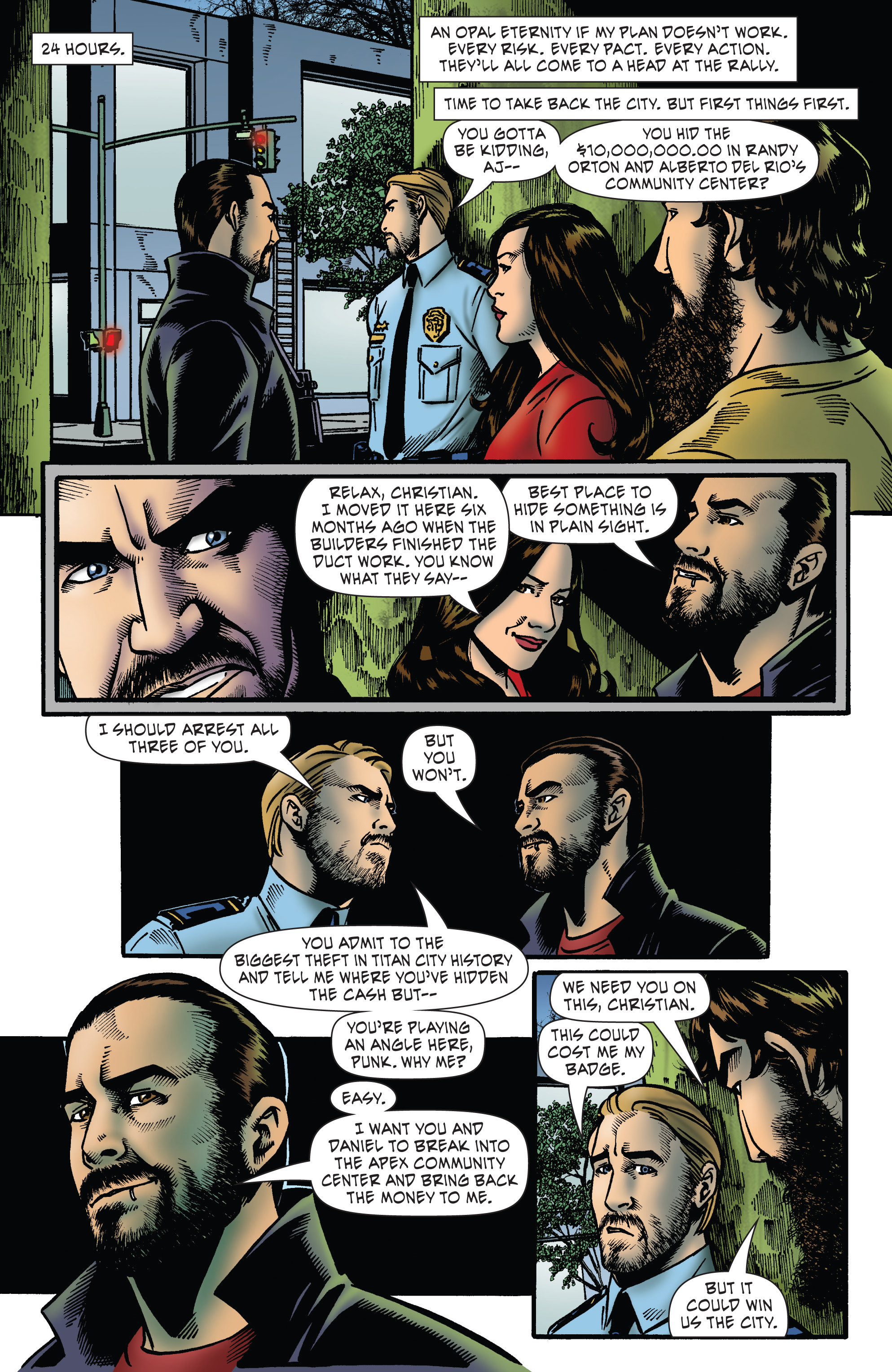 Read online WWE Superstars comic -  Issue #4 - 6