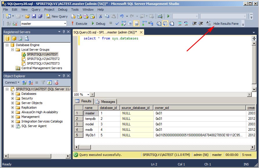 Customize the Management Studio Toolbar – SQLServerCentral
