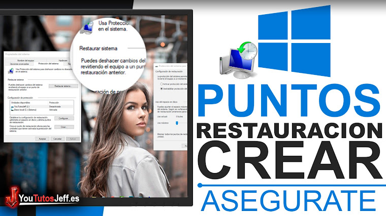 Crear Puntos de Restauración y Restaurar Windows 10 a un Punto Anterior