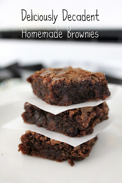 Recipe for Deliciously Decadent Homemade Brownies by freshfromthe.com