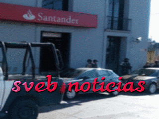 Asaltan Banco Santander en Cordoba Veracruz este Lunes