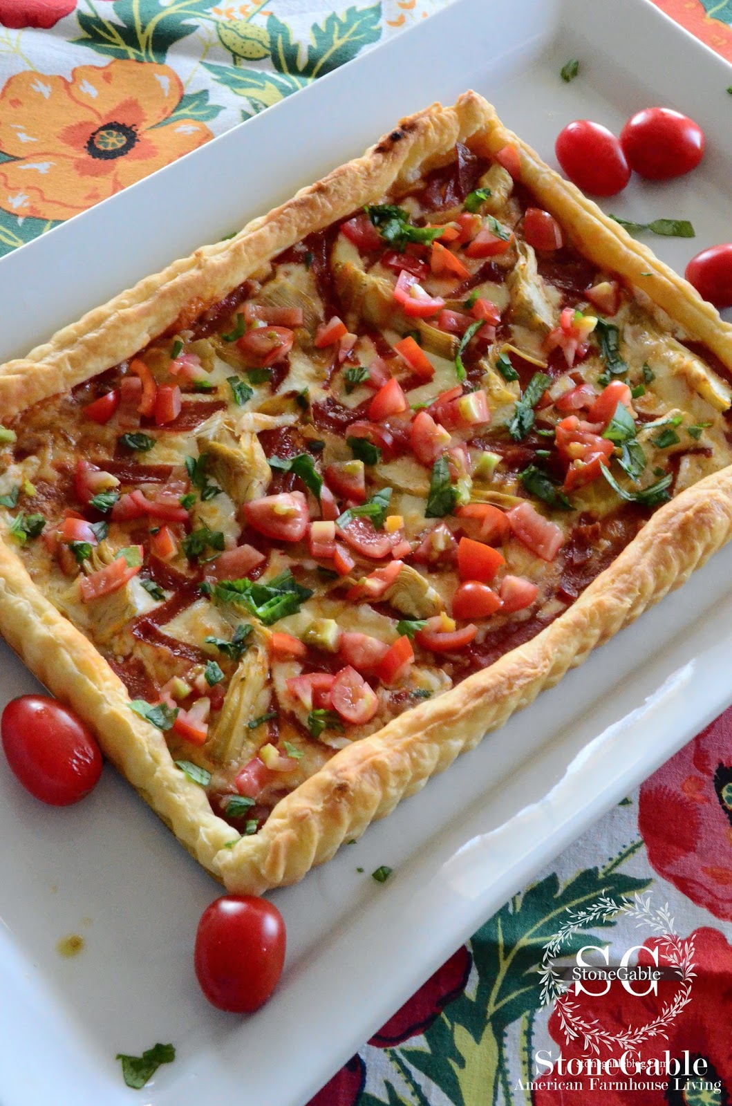 EASY PUFF PASTRY PIZZA - StoneGable