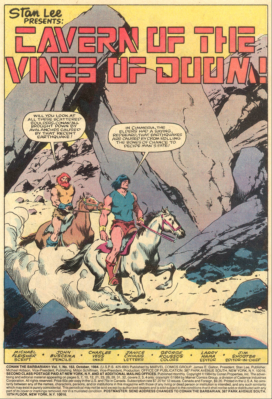 Read online Conan the Barbarian (1970) comic -  Issue #163 - 2