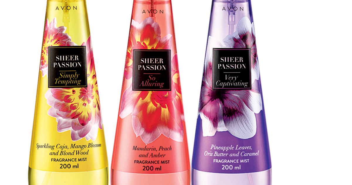 Avon Introduces Sheer Passion Body Mists- PR INFO