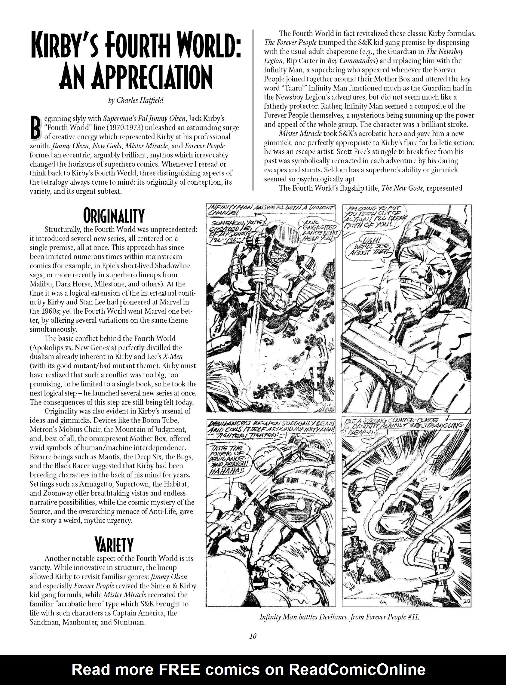 Read online The Jack Kirby Collector comic -  Issue #6 - 10