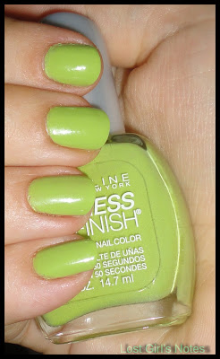 maybelline outloud lime swatch