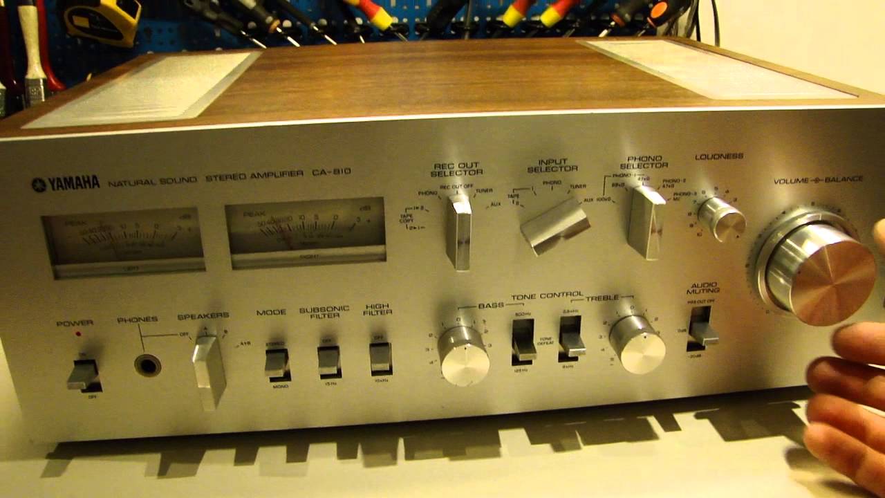 Yamaha CA810 Integrated Amplifier AudioBaza