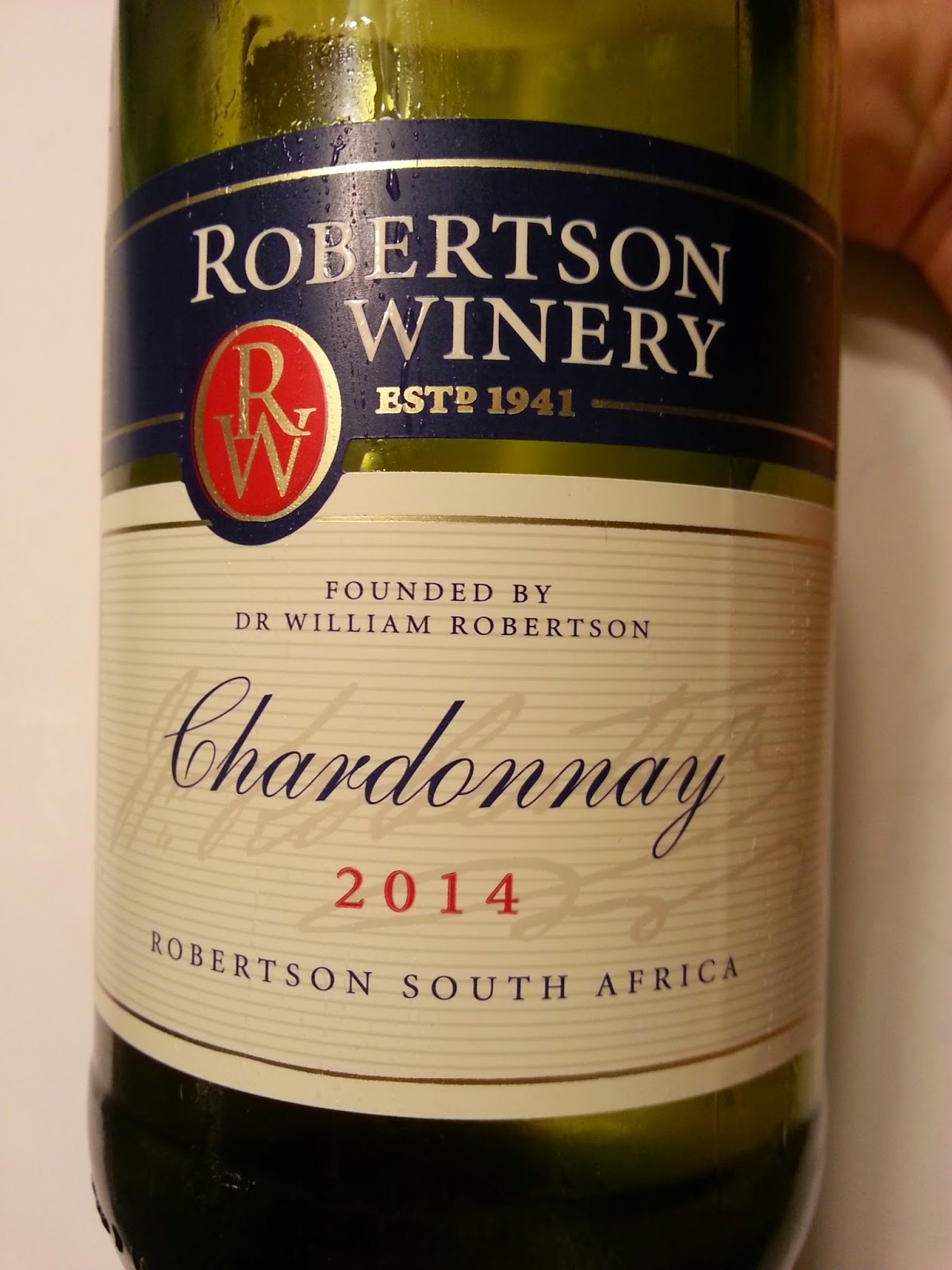 My Wine Robertson Winery Chardonnay 2014