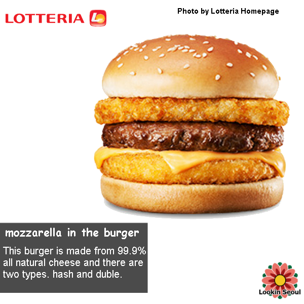 The burger only in ‪South Korea McDonald and LOTTERIA lookinSeoul