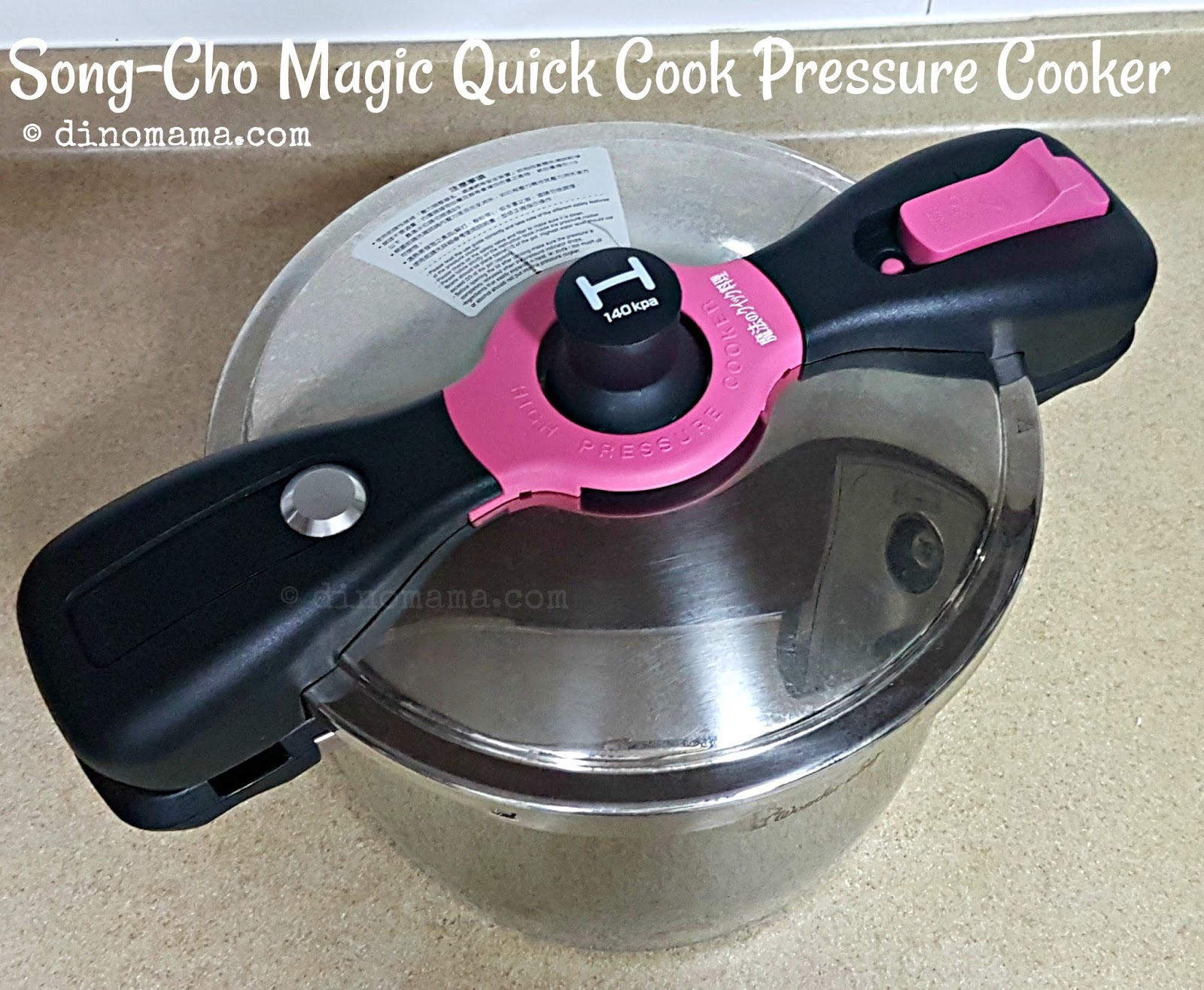 Tomato Pork Chops with SongCho Magic Quick Cook Pressure Cooker We