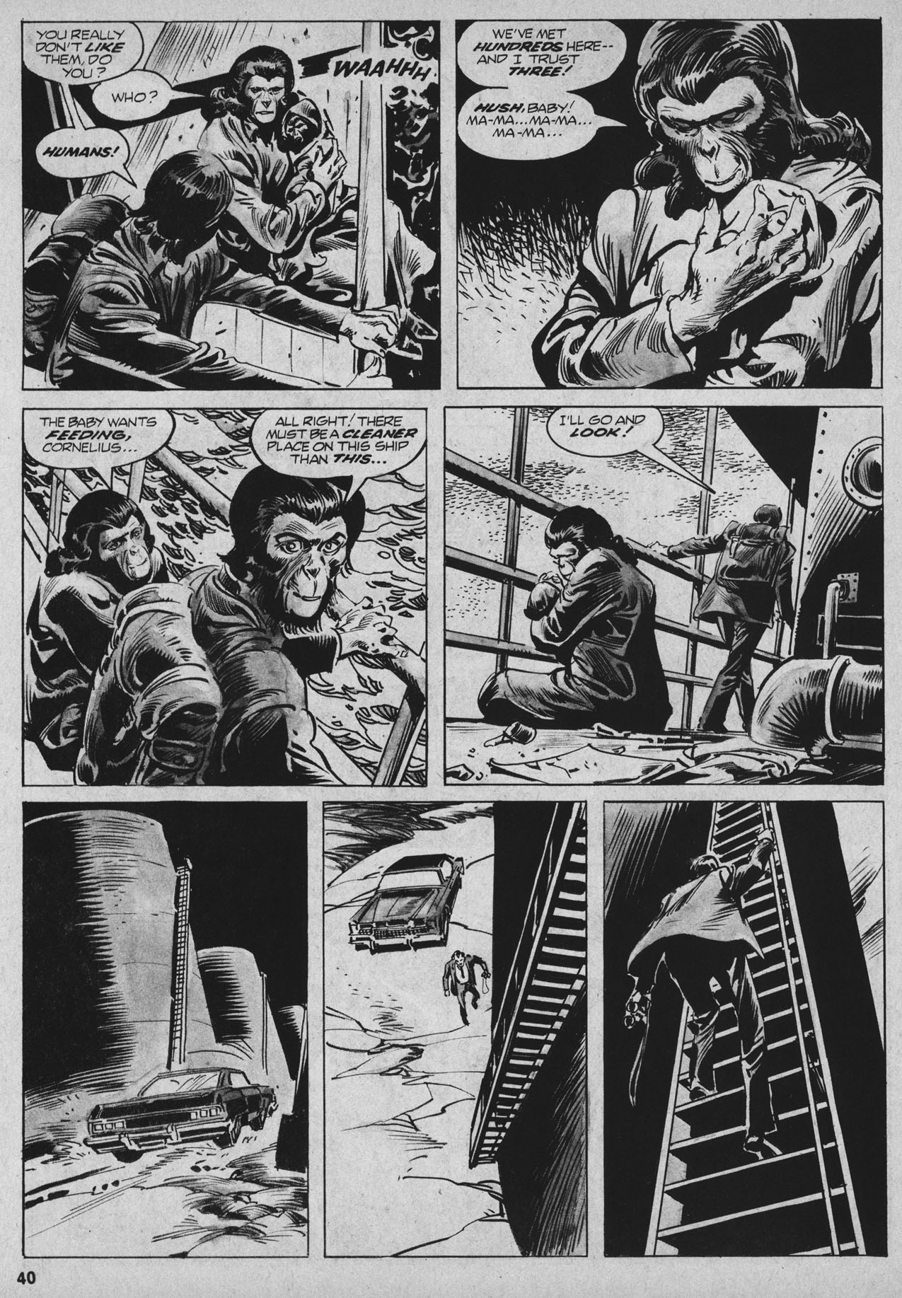 Read online Planet of the Apes comic -  Issue #16 - 40