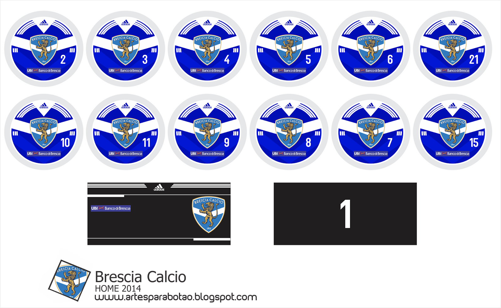 ArtesParaBotão Brescia Calcio