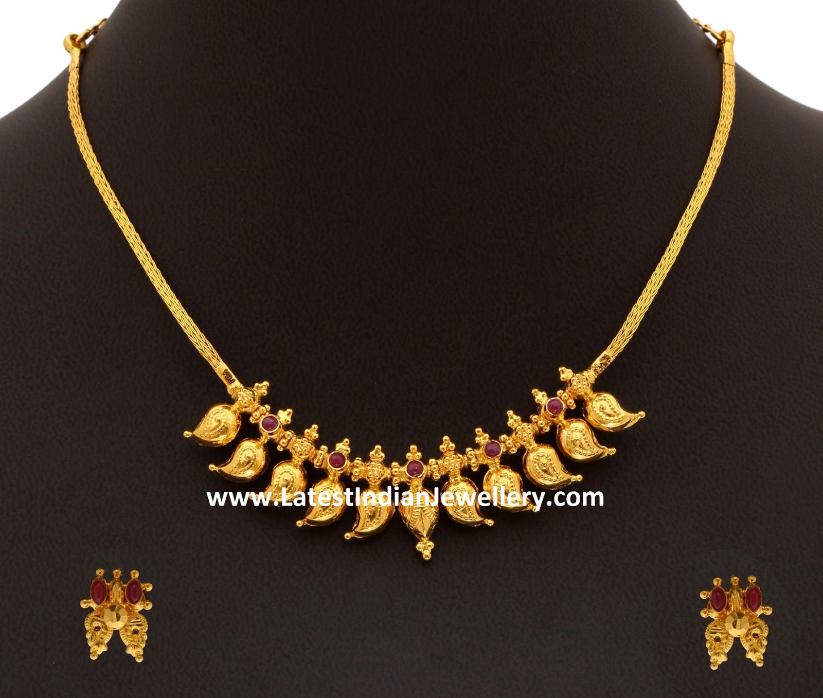 reversible gold necklace