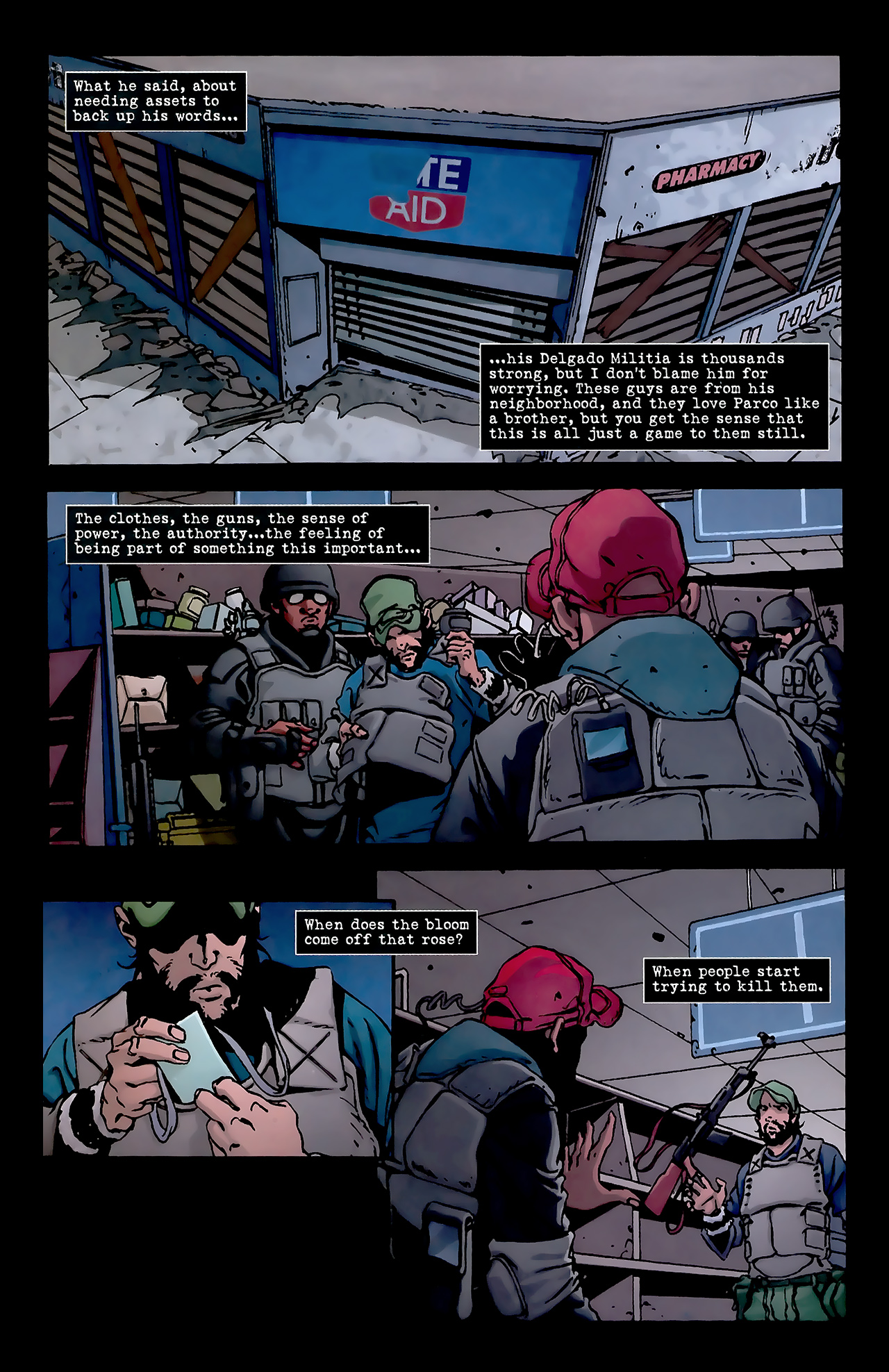 Read online DMZ (2006) comic -  Issue #37 - 21