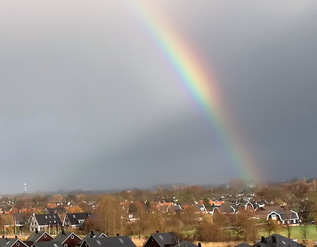 Spectacular rainbows over Alkmaar North Holland  1