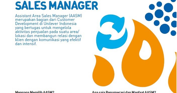 Lowongan Kerja Assistant Area Sales Manager Unilever 