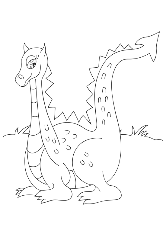 free coloring pages of dragon - photo #49