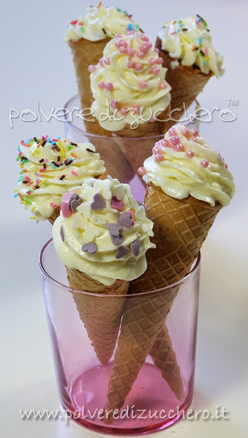 cupcakes cono gelato: tutorial, ricetta e decorazione