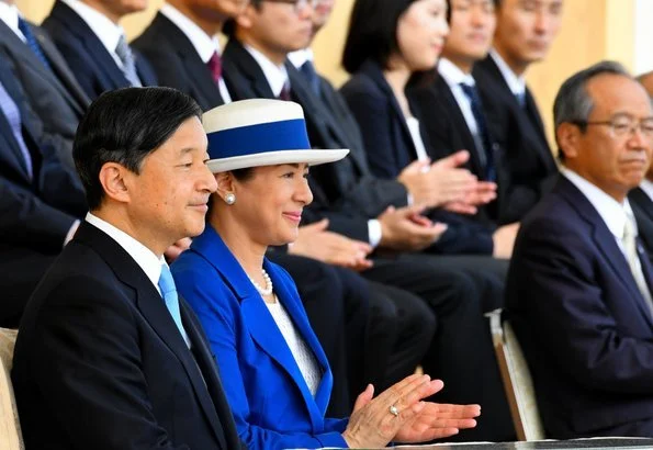 Emperor Naruhito and Empress Masako attended the opening ceremony of the 74th National Sports Festival 