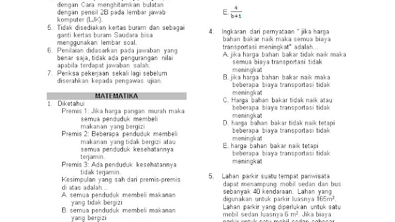 Kunci Jawaban Soal Poltekkes 2019