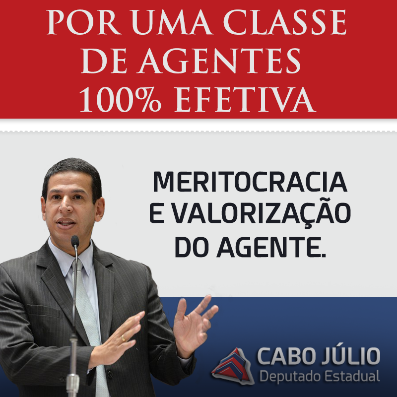 POR UMA CLASSE DE AGENTES 100% EFETIVA