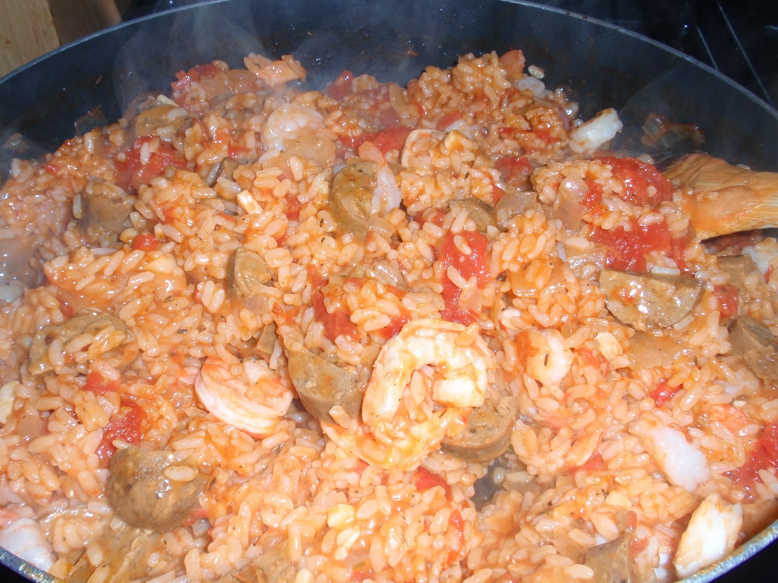 The Pescetarian Cook Shrimp Jambalaya