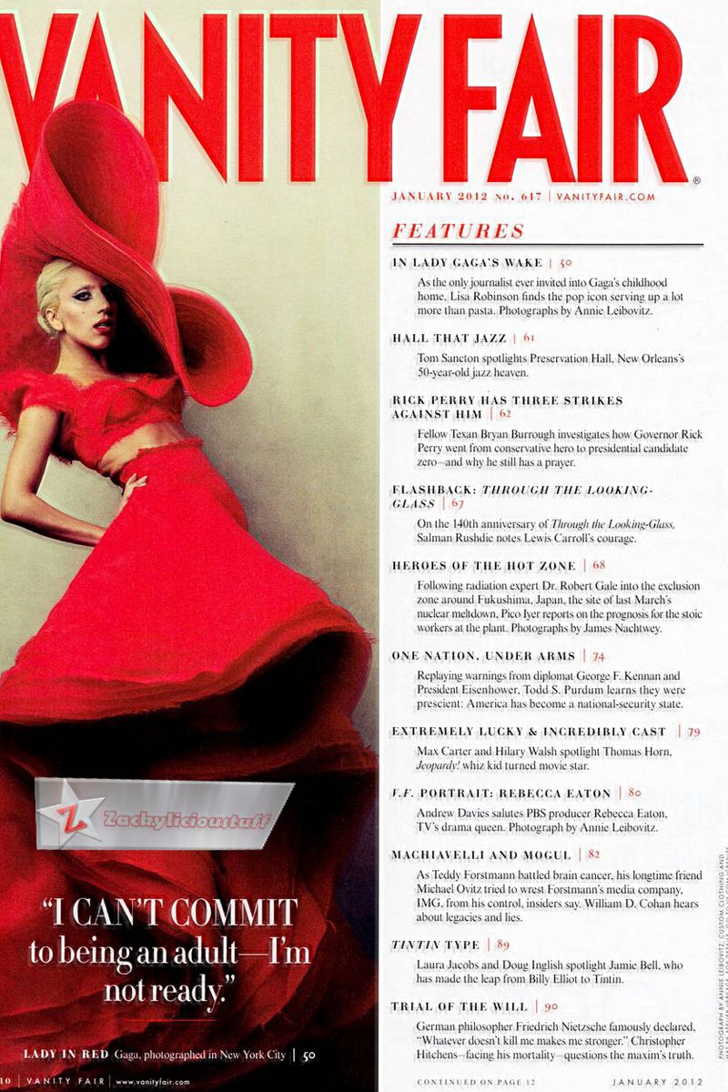 Lady GaGa Di Vanity Fair Zackylicious